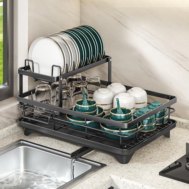 Cross-Border Kitchen Dish & Bowl Storage Drain Rack
