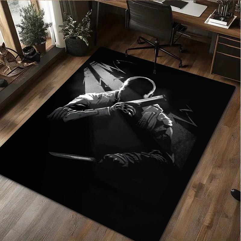Silent Night Deadly Night Home carpet Office Decorative Carpet For Living Room Bedroom Door Mat Floor Rug Computer Chair Area Rug