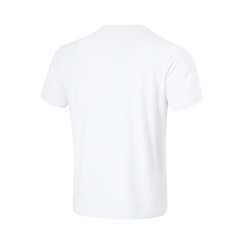 Li Ning Fitness Series Sports Casual Simple Round Neck Pullover Comfortable Versatile Letter Short Sleeve T-Shirt Men T-Shirt ATSU501-1