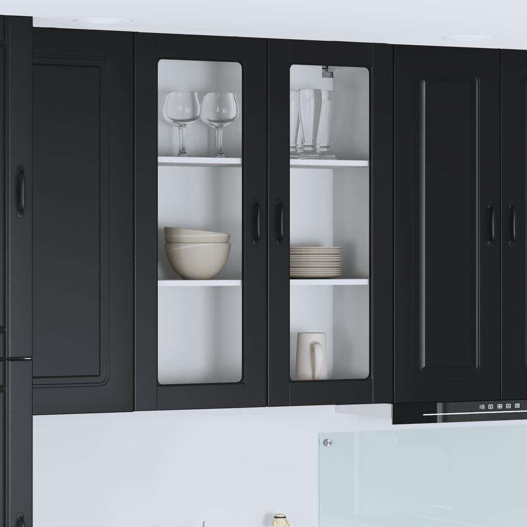 Dishwasher Front Panel Kalmar Black 80 x 31 x 100 cm