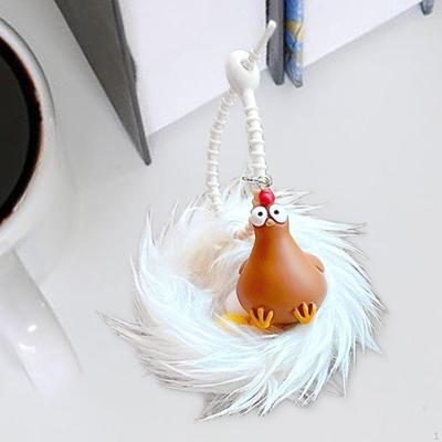 Chicken Keychain Adorable Animal for Handbag Year Gifts Party Favor