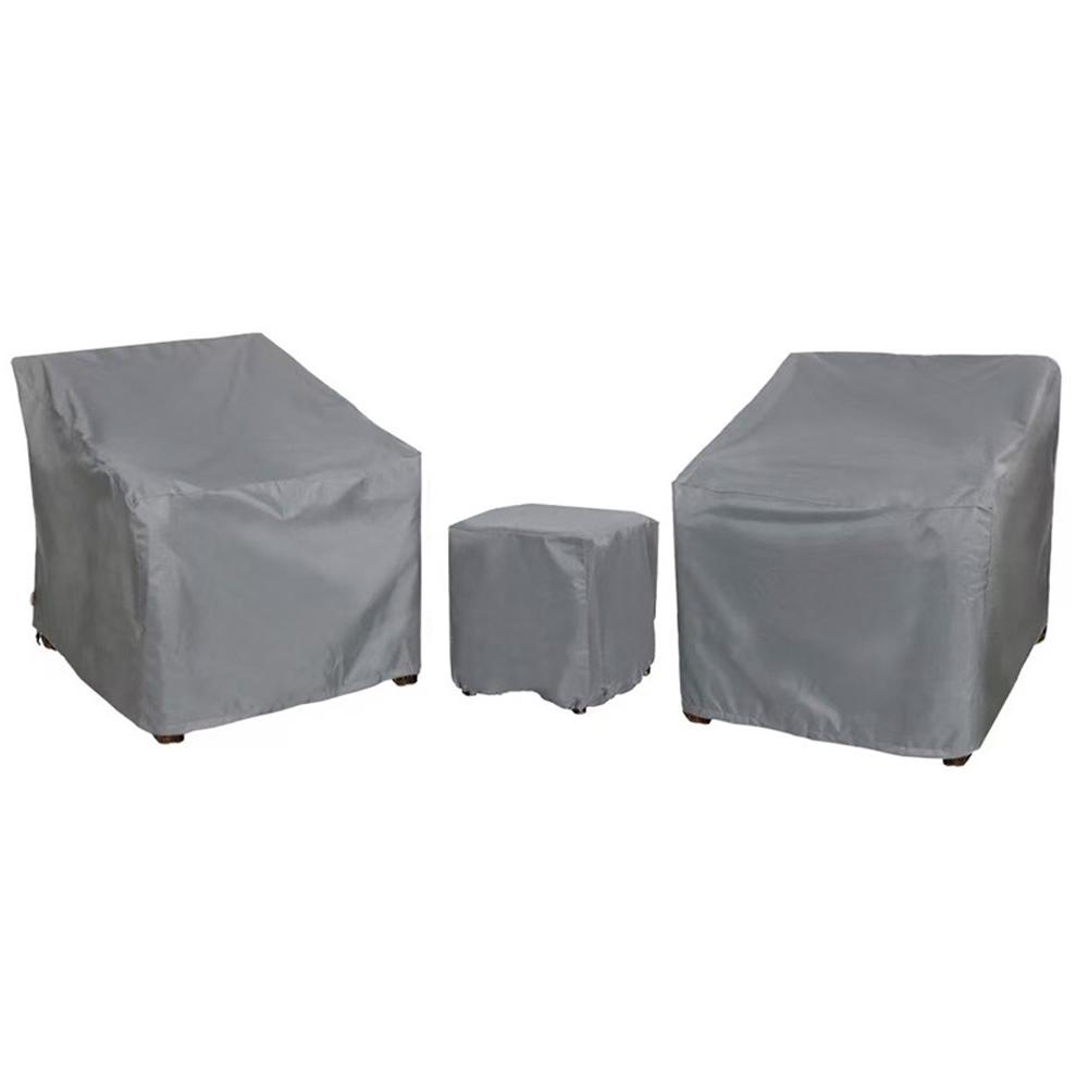 Outdoor Patio Furniture Covers Set Made of 210D Oxford Waterproof Material for Sofa Two Chairs and Coffee Table