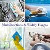 Windscreen Cleaner Tablets, 10Pcs Windscreen Cleaner Tabs, Multifunctional Concentrated Glass Cleaner Effervescent Tablets for Car Kitchen Windows