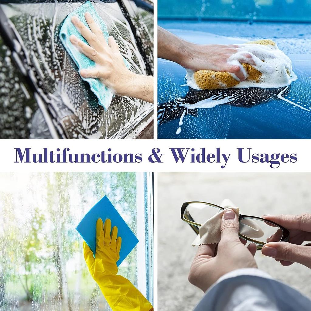 Windscreen Cleaner Tablets, 10Pcs Windscreen Cleaner Tabs, Multifunctional Concentrated Glass Cleaner Effervescent Tablets for Car Kitchen Windows