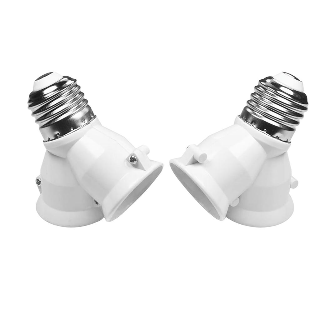 Schraube 2-e27 Lampenbirnenfassung Led-Basislicht E27-Fassung 2/1-e27 Verteiler-Lampenbirnenfassung Lampenhalter Licht-Halter Konverter Stecker