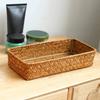 Woven Organizer Box Rectangle Display Basket Panier Rangement Sundries Box Organizing Sundries