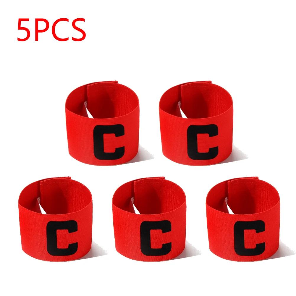 Football Armband Captain Soccer Bracelet Non-slip Soccer Ball Leader Soccer Armband Adjustable Bright Color Football Accessories