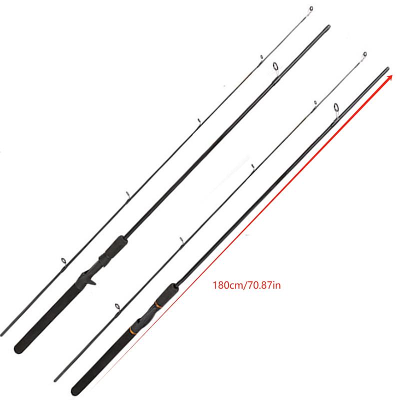 1 Pcs Black Luya Rod Water Drop Wheel Fishing Rod Fishing Accessories