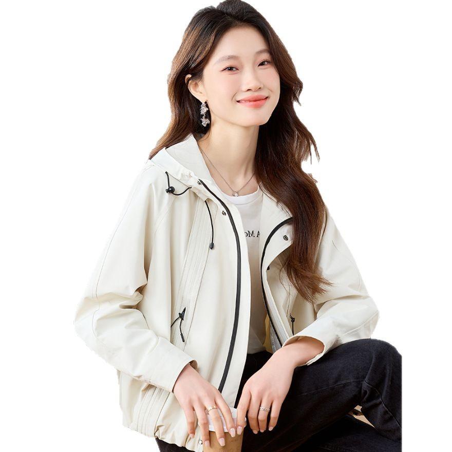 Fashion casual short trench coat women's spring and autumn early spring new temperament small top