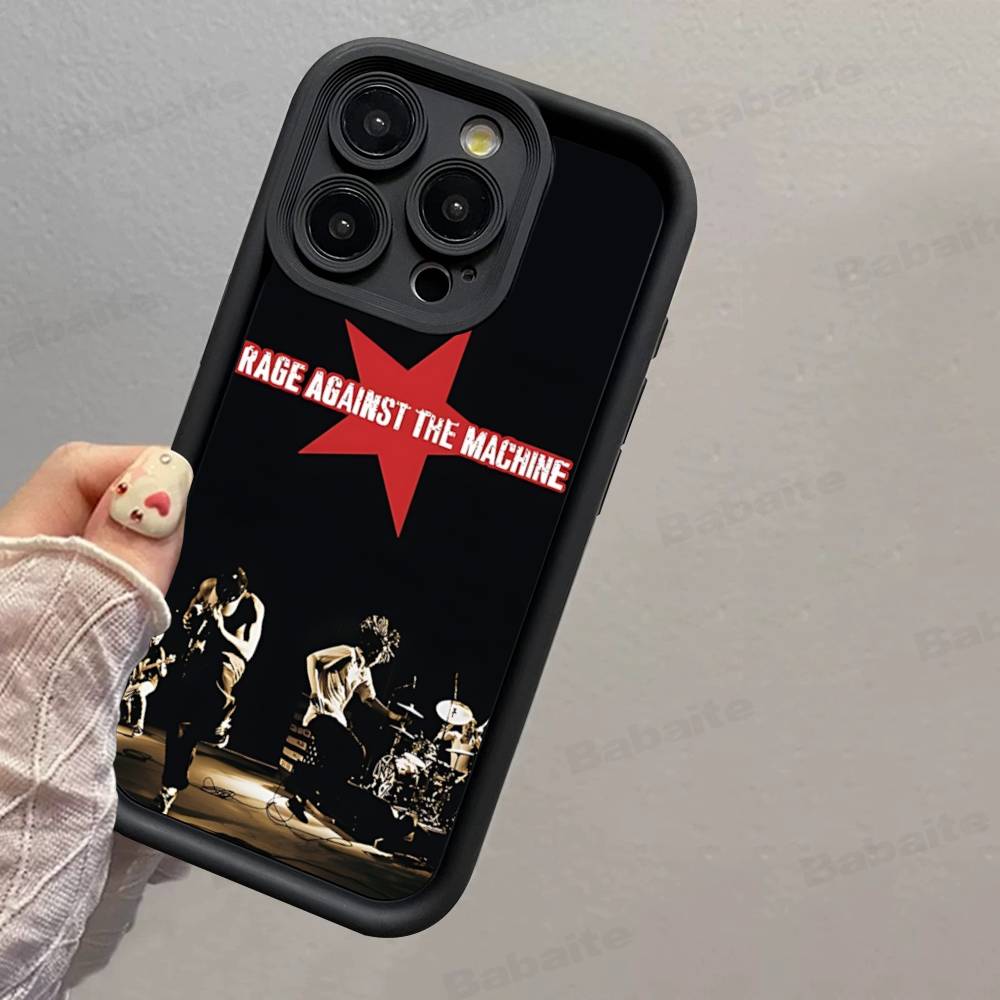 Band Rage A-Against The M-Machine Classic Phone Case For IPhone 17 16 15 14 13 12 11 Air Plus Pro Max Soft Back Cover