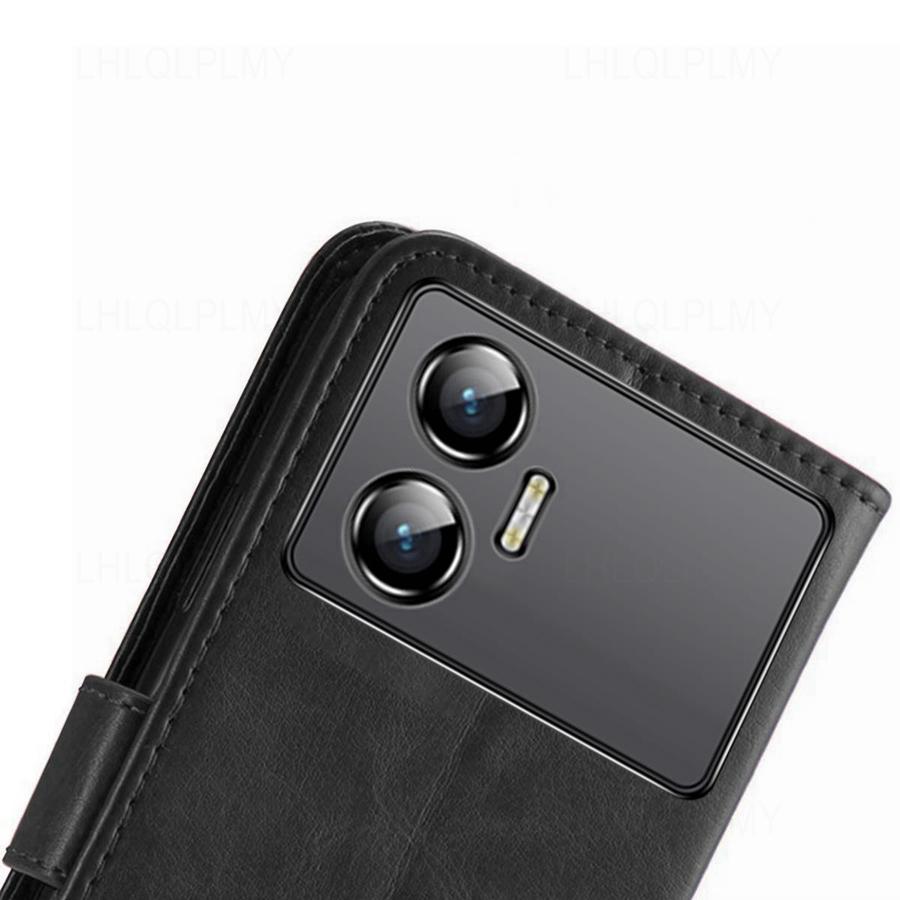 Luxury Leather Flip Protect Case For OPPO A18 A38 A58 Realme 11 12 Pro Plus 5G GT 6 6T Neo5 C63 C61 C65 C53 C51 C67 Wallet Cover