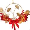 Chinese Year Decorations Spring Festival Decor with Tassel Door Wreath Garland for Bedroom