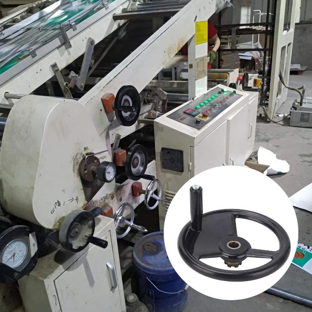 22x250mm Milling Hand Wheel Engineering Plastics Rotary Handwheel  For Milling Machines