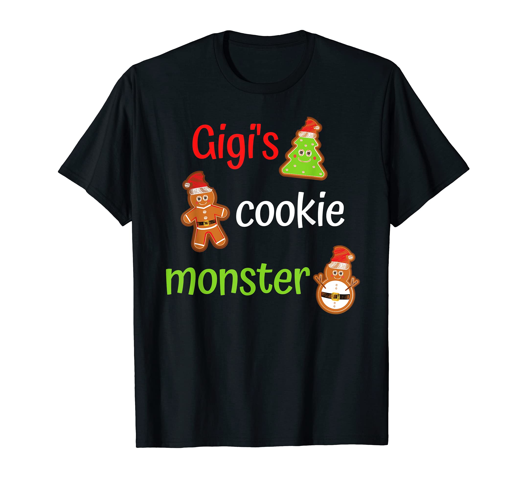 

Gigi s Christmas Family Matching Group Cookie Monster Crew T-Shirts