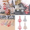 Elegant Wood Christmas Pendant Decorations For Home And Party Ornamentation