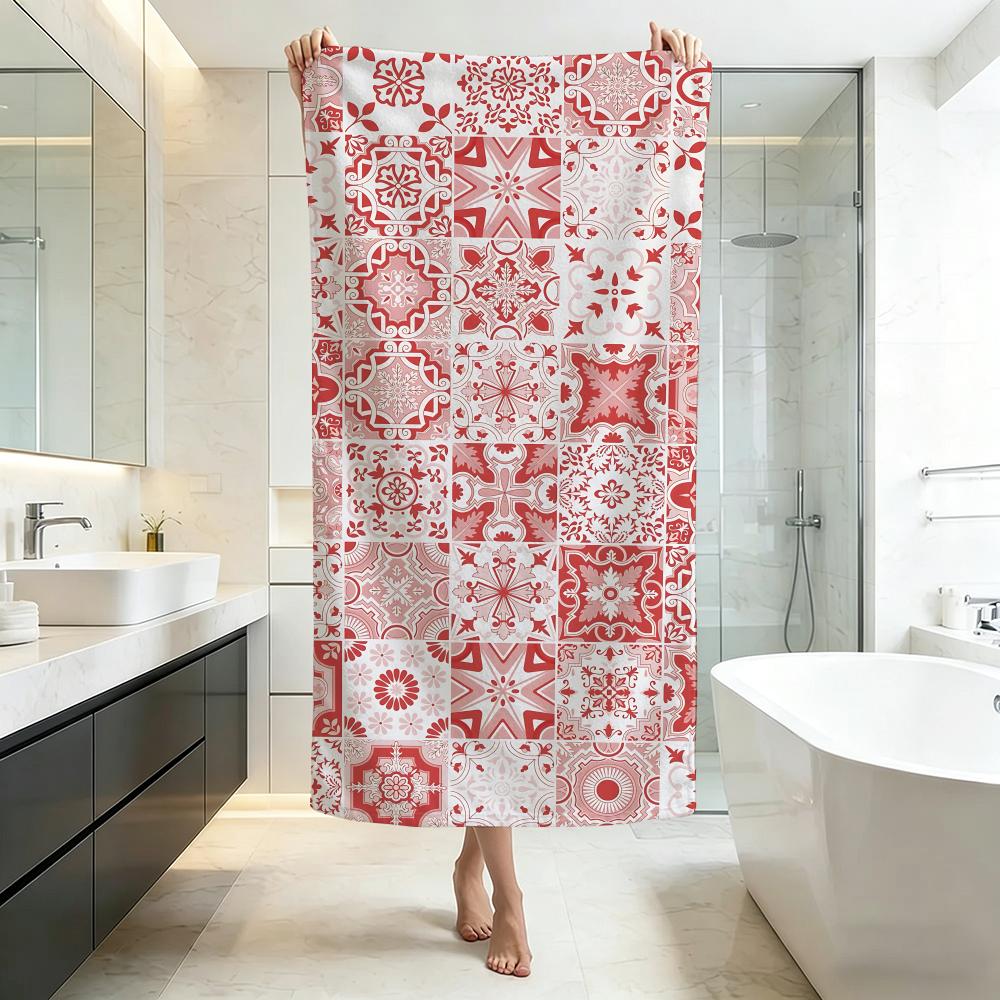 Moroccan Mosaic Towel Five-Star Hotel Quality Eco-Friendly Ultra Soft Thick Towels & Beach Towels