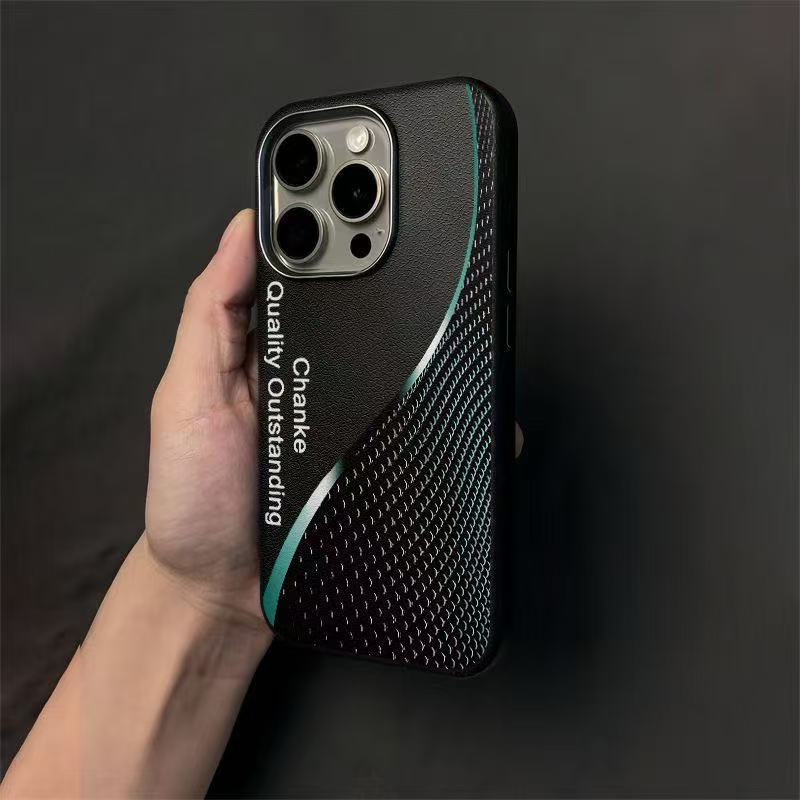 Scale pattern case for Apple iPhone 16, 17, 15 Pro, 14 Pro, and 13. Features include a premium look, creative design, and individual style. iPhone 7
