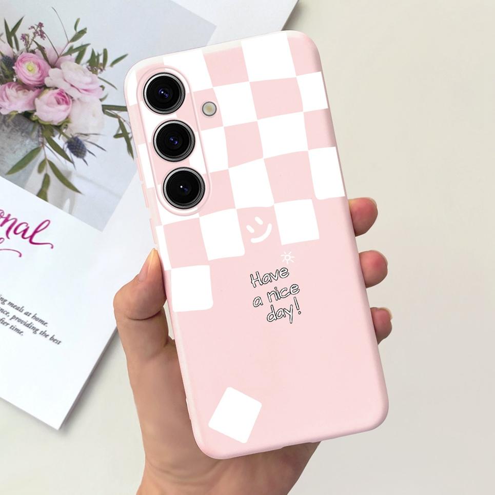 For Samsung S24 Ultra S24 Plus Case For Samsung Galaxy S24 A24+ Phone Cover Cute Cat Moon Night Cow Soft Silicone Case Coque Bag