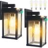 Solar Wall Lights Outdoor Waterproof with 3 Lighting Modes & Motion Sensor