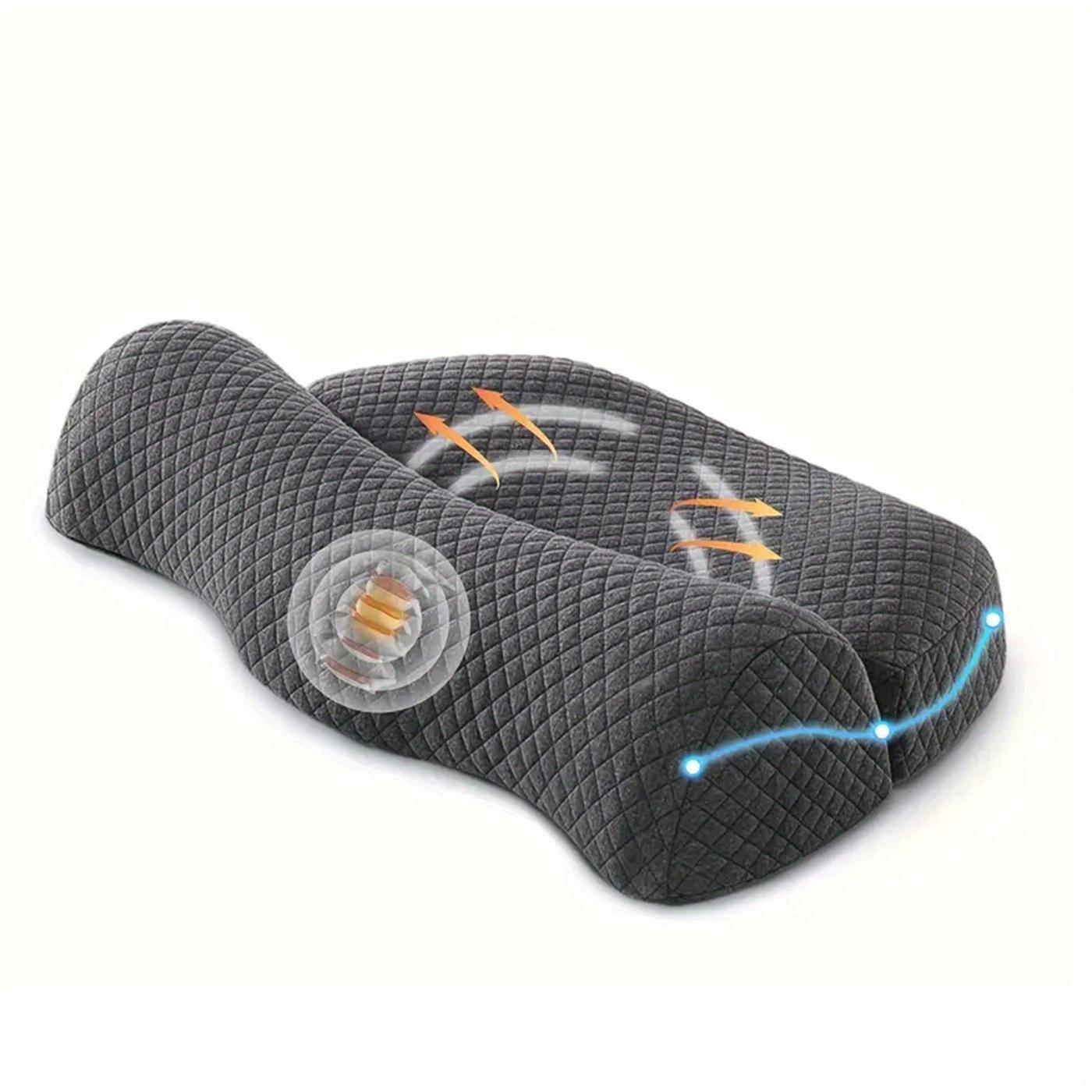 

1pc Cervical Pillow Adjustable Memory Neck Pillow for Shoulder Cervical Relax Ergonomic Orthopedic Contour Support Pillow чёрный