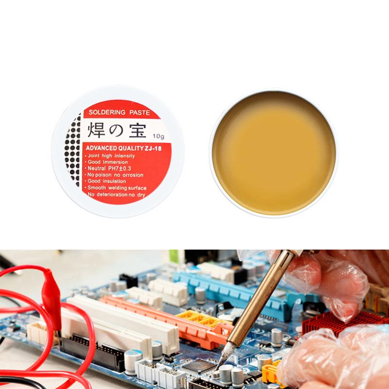 1 PZ 10g Pasta Saldante Non Corrosiva con Colofonia Delicata per PCB e Componenti IC