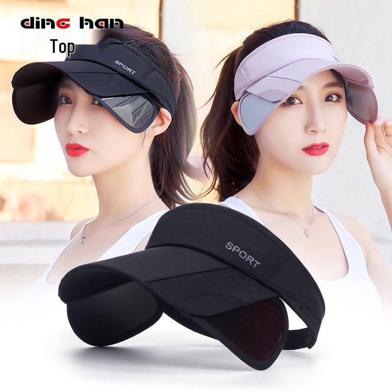 Women's Summer Sports Sun Protection Hat with Telescopic Brim for Cycling
