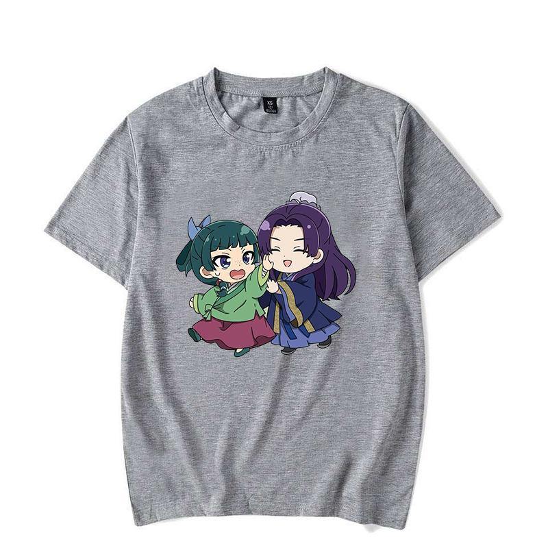 New Funny Anime The Apothecary Diaries T Shirt Unisex Short Sleeve O Neck Summer Casual Cartoon Printing T-shirt Top Tee