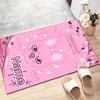 Custom Kpop Team Mat Personalized Name, Polyester Washable Indoor Entryway Rug, Gift for Christmas, Easter, Thanksgiving Day