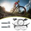 Mountain Bike Hydraulic Disc Brake Set Left Rear Right Front Mountain Bicycle Oil Disc Brake Set with Rotors Bolts