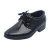 Boys Faux Leather Shoe Versatile Children's Flats For School Performance Causal Fashion Lace Up Kids Formal Uniform Shoes