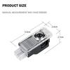 2/4PCS car door LED landing projection welcome lights for Audi Sline S3 S4 S5 S6 S7 S8 RS Gecko Quattro auto parts.