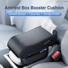 Car Armrest Box Booster Cushion Height Pad Universal Leather Armrest Armrest Memory With Storage Cotton Support Cushion Elbow