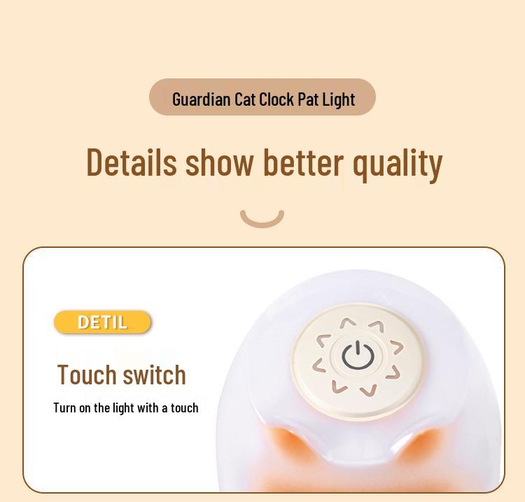 2025 Augenschutz Cartoon Nachtlicht: Sensor-Tischlampe für Nachttisch & Babyfütterung