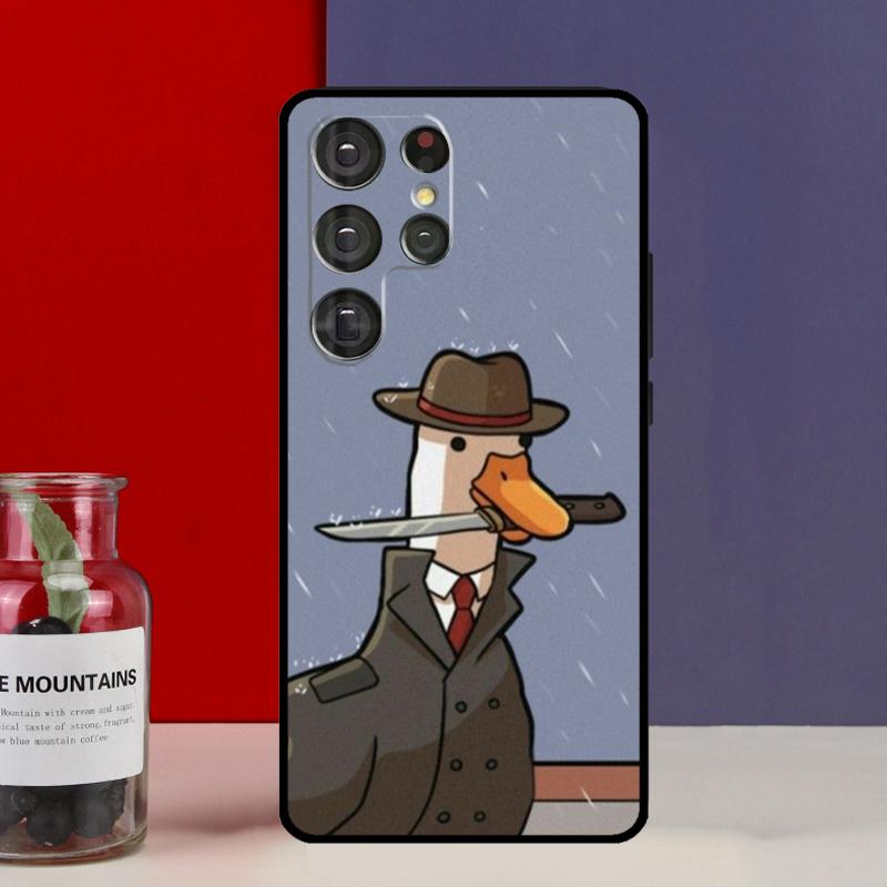 Cartoon Cute Goose Game Funda Case For Samsung Galaxy S25 Ultra S9 S10 S20 FE S21 S22 S23 Plus S24 Ultra Phone Cover
