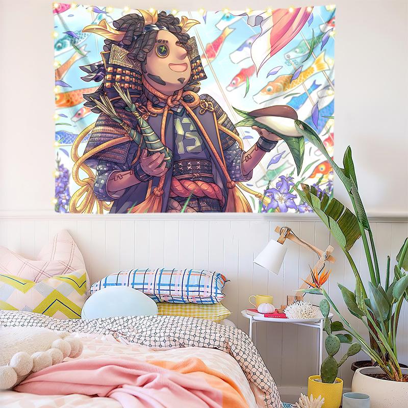 Digital Printing Background Cloth Anime Game Fifth Personality Hanging Blanket Wall Cloth Dormitory Bed Head Decoration Cloth