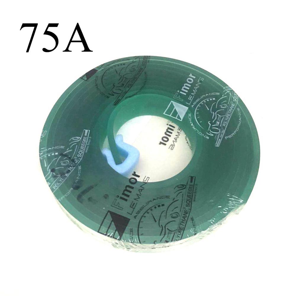 1 Roll 25mm*5mm Flat Head Silk Screen Printing Squeegee Rubber  65A/75A/85A Screen Printing Inks Scratch Blade Tools