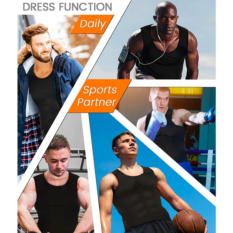 Maglia Neoprene Donna Canottiera Dimagrante Uomo Fascia Addominale Neoprene Perdita Di Peso Gilet Sauna Per Sudore Allenamento Fitness Sudorazione Body Shaper Pancia Hot Thermo Tuta Da Sauna ( Color : Noir