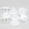 10pcs Clear White Electric Safety Cap for Kids - Protects Against Intersections and Accidents