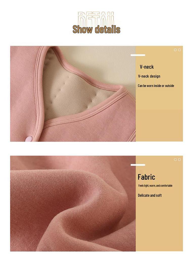 Kinder Schuluniform Warme Wollweste Ärmellose Jacke