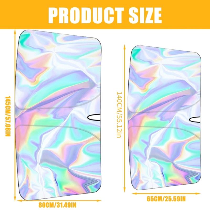 Car Interior Visors Vehicle Sunshade Front Window Windshield Sunshade Sun Visors Foldable Sun Visors for Heat Insulation