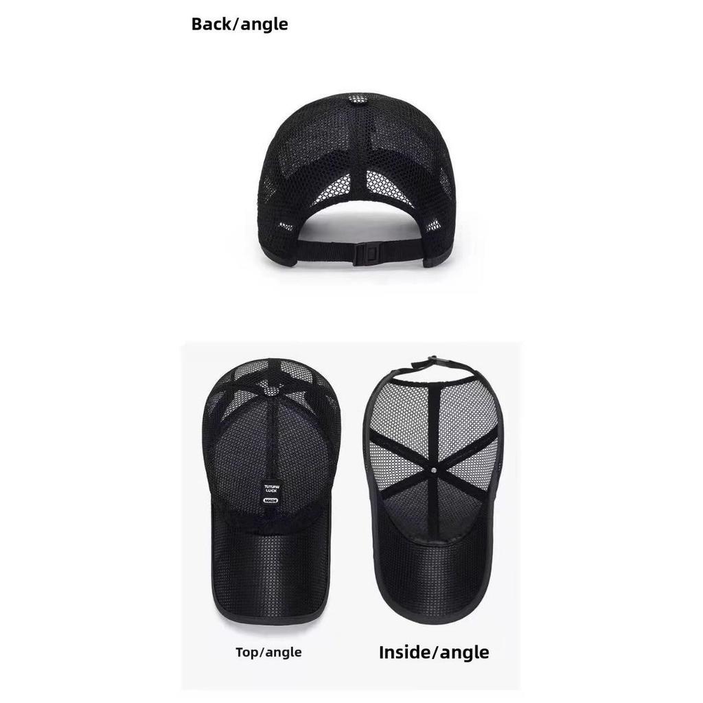 Herren- und Damen-Baseballkappen, Outdoor-Freizeit-Radfahren, Sommer-Mesh-Sonnenschutzhüte, Koreanische Version, Modischer Entenschnabelkappen-Hersteller