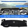 Dashboard Cover Pad Is Suitable for the 2016-2024 Nissan Titan Accessory  Flannel Dashboard Pad for Sunshade,glare  UV Protect