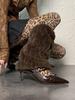 Y2K Style Retro Leopard Print Tights Women Thin Sexy Sheer Pantyhose For Streetwear Stocking