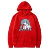 Japonské Anime Dámská Mikina Bavlna Volná Streetwear Ležérní Trička Dlouhý Rukáv Hip-hop Top Dámské Oblečení