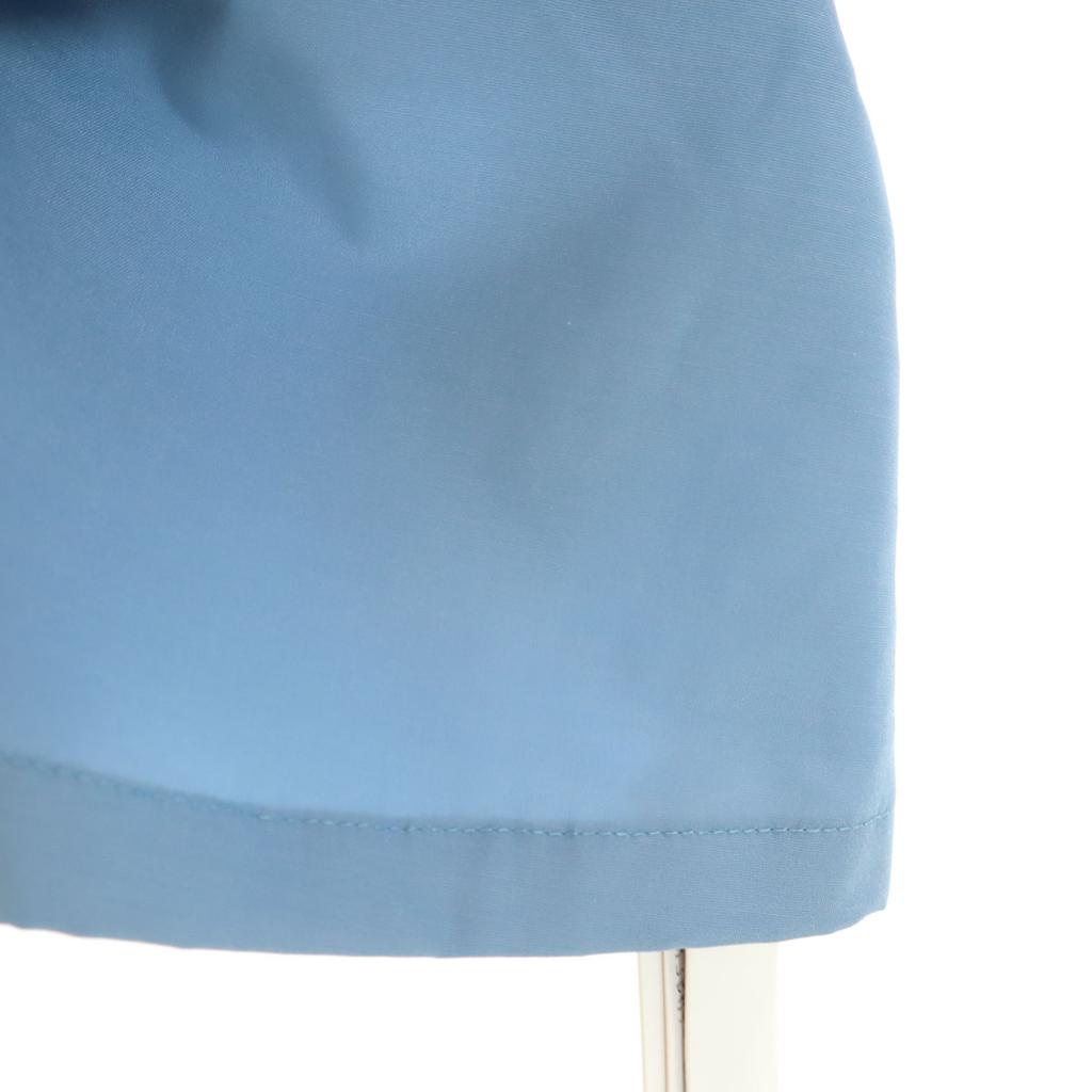 Unused FRAY I.D No Sleeve Big Collar Frill Blouse Blue Women Used