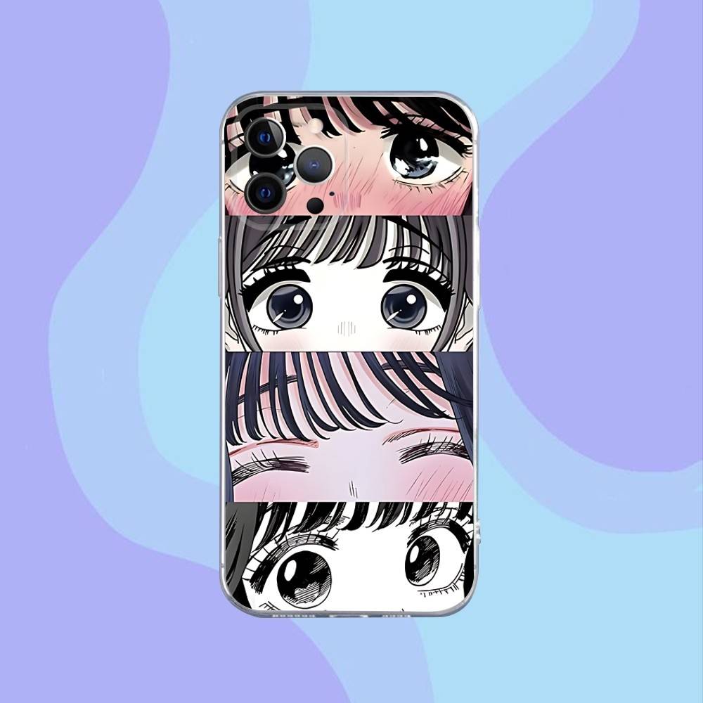 Kaoruko Anime Waguri Phone Case For iPhone 17,16,15,14,13,12,11 Pro,Max,Plus,X,XS,XR,SE4,E Mini Transparent Soft Cover