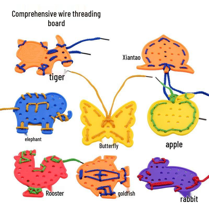 

Монтессори Развивающая шнуровка для детей 1-6 лет