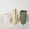 Ceramic Vase The Wrinkles Are Irregular. Flower Vase Flower Arrangement Accessories Terrarium Room Decoration Accessories