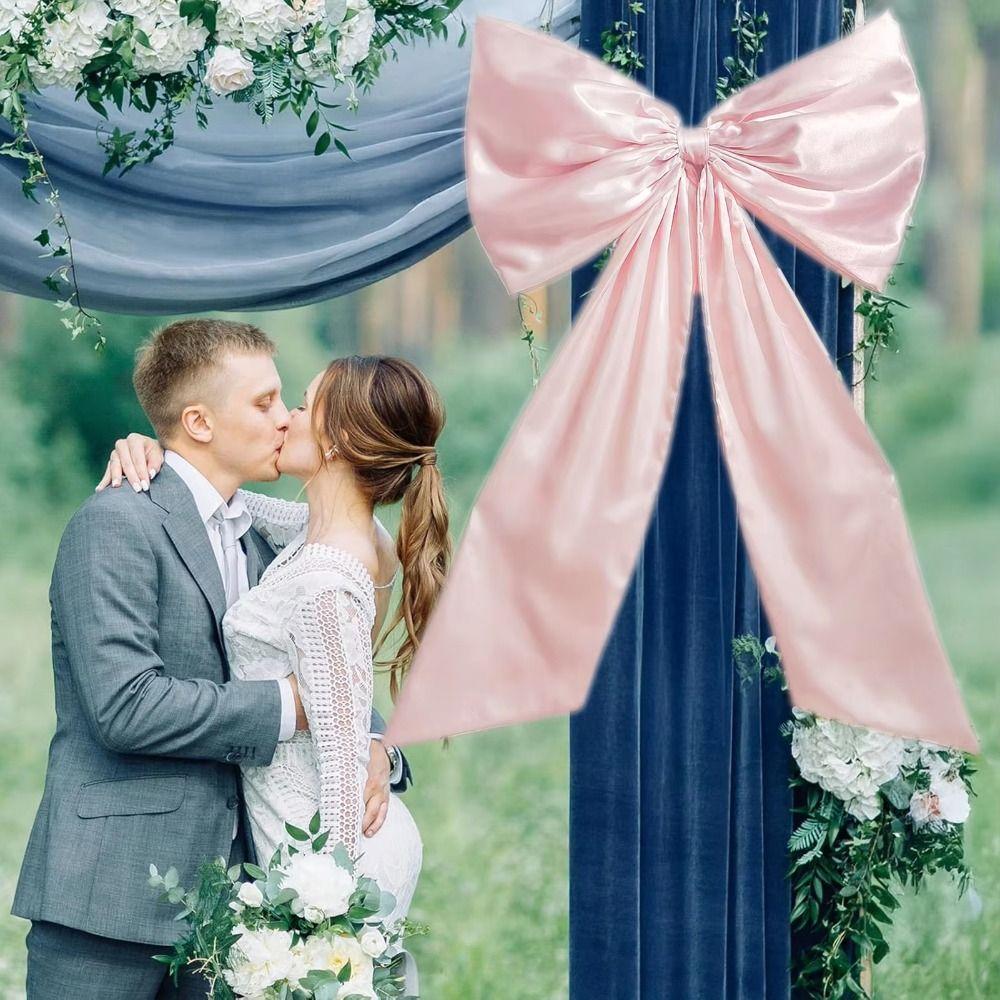Hanging Ornaments Large Bow Decor Wall Pendant Giant Ribbon Tie Themed Party