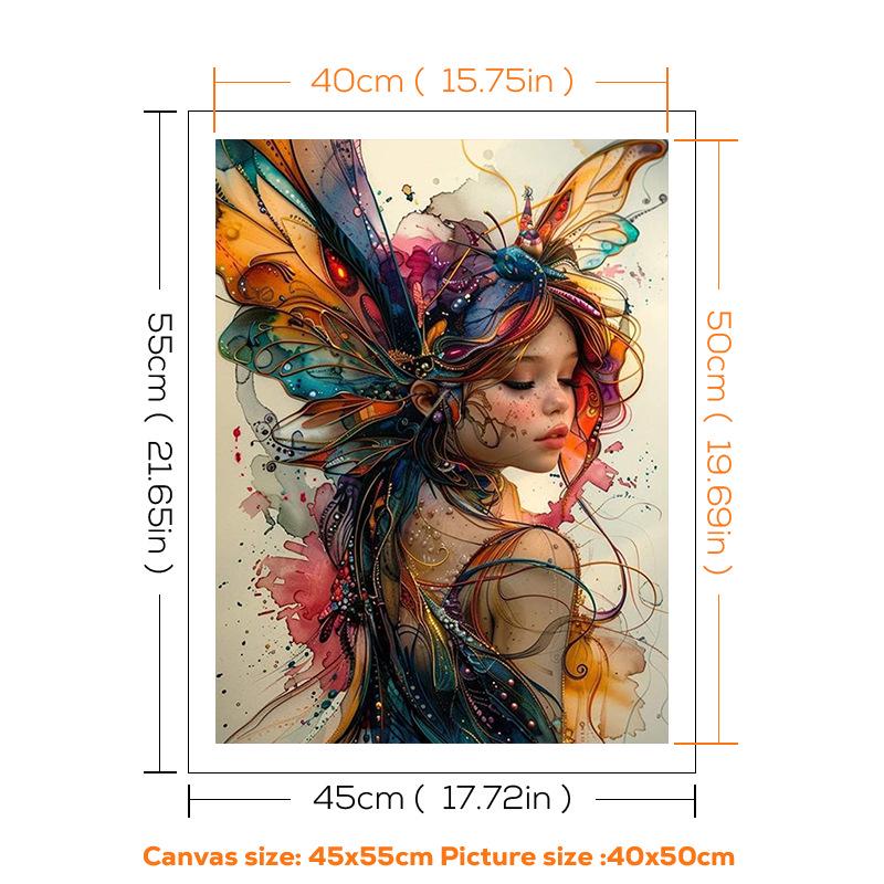 DIY Digital Oil Painting: Dopamine Girl Acrylic Paint Set